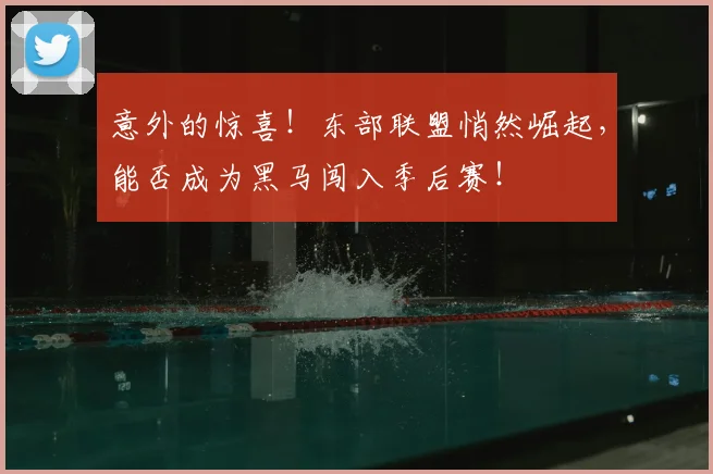 意外的惊喜!东部联盟悄然崛起,能否成为黑马闯入季后赛!
